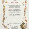 Geschenk Karte Urkunde Sternzeichen Steinbock, Zeichnung mit humorvollem Gedicht, A4 Bild-Präsent, persönlich durch Wunschtext