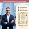 Geschenk Karte Urkunde Chef, Zeichnung mit humorvollem Gedicht, A4 Bild-Präsent