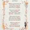 Geschenk Urkunde Hochzeitstag, Zeichnung mit humorvollem Gedicht, Bild-Präsent für das Paar, persönlich durch Wunschtext