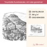 Kunst - Kalender Sachsen 2027 mit Bleistift-Zeichnungen