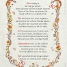 Geschenk Karte Urkunde 30. Geburtstag, Zeichnung mit humorvollem Gedicht, A4 Bild-Präsent