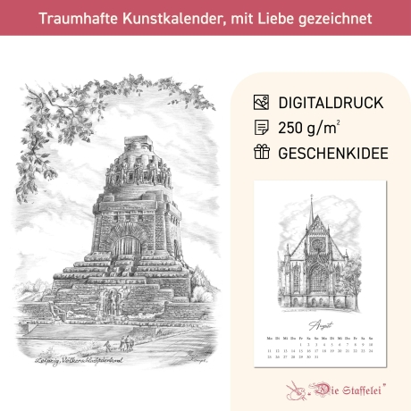 Kunst - Kalender Verliebte 2027 mit Bleistift-Zeichnungen