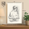 Kunst - Kalender Verliebte 2027 mit Bleistift-Zeichnungen