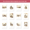 Kunst - Kalender Dresden 2027 mit Tusche-Zeichnungen