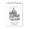 Kunst - Kalender Dresden 2027 mit Bleistift-Zeichnungen