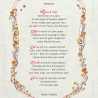 Geschenk Urkunde Meine liebe Schwester, Zeichnung mit humorvollem Gedicht, Bild-Präsent für die Schwester, persönlich durch Wunschtext