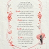 Geschenk Urkunde Liebe ist, Zeichnung mit humorvollem Gedicht, Bild-Präsent für den Partner, persönlich durch Wunschtext