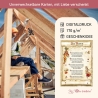 Geschenk Karte Urkunde Richtfest, Zeichnung mit humorvollem Gedicht, A4 Bild-Präsent