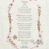 Geschenk Urkunde Hochzeit, Zeichnung mit humorvollem Gedicht, Bild-Präsent für die Heiratenden, persönlich durch Wunschtext