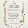 Geschenk Urkunde Mein lieber Bruder, Zeichnung mit humorvollem Gedicht, Bild-Präsent für den Bruder Bruderherz, persönlich durch Wunschtext