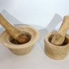 Holz-Mörser / einzigartige Handarbeit / Unikat-Mörser mit Stößel