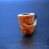 Half-Bent Belgique Bruyere Tabakpfeife / frei Hand geschnitzt 