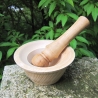Holz-Mörser / einzigartige Handarbeit / Unikat-Mörser mit Stößel