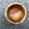 Holzschälchen aus einer Astgabelung, gestocktem Buchenholz