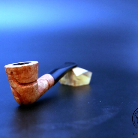 Half-Bent Belgique Bruyere Tabakpfeife / frei Hand geschnitzt 