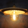 quadratischer Lampenschirm aus Eschenholz