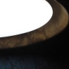 Moderne, helle, große Holzlampe aus Birke / hellem LED Licht