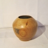 Hartholzschüssel / Deko-Vase / gedrechselt / Kunsthandwerk