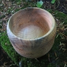 Stamm Schale / tiefes Gefäß / Übertopf / Holzschale
