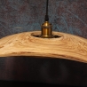 quadratischer Lampenschirm aus Eschenholz