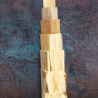 Montessori-Turm / Würfel Material aus verschiedenen Hölzern