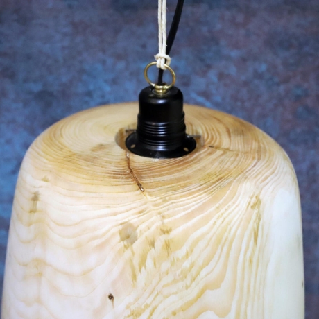 Tannen Holz-Lampenschirm, dünn dass Licht durchscheint
