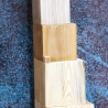 Montessori-Turm / Würfel Material aus verschiedenen Hölzern