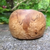 Holzschälchen aus einer Astgabelung, gestocktem Buchenholz