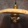 quadratischer Lampenschirm aus Eschenholz