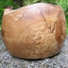 Holzschälchen aus einer Astgabelung, gestocktem Buchenholz