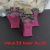 Tonstempel Keramikstempel clay stamp Katzenpfote Outline 3er Set