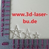 Ton - Keramik Stempel  Set Pentagramm offen 3er set