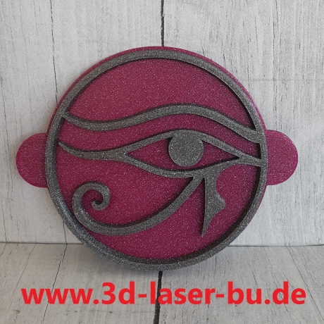 Ton - Keramik Stempel Auge des Horus Stempelplatte