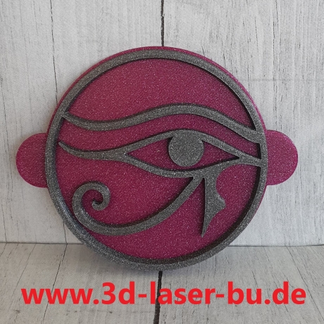 Ton - Keramik Stempel Auge des Horus Stempelplatte