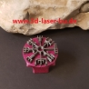 Ton - Keramik Stempel  Vegvisir 3,5cm