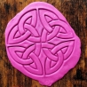 Ton - Keramik Stempel Keltischer Knoten Stempelplatte