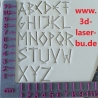 Stempelset Buchstaben Runenart Tonstempel
