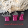 Ton - Keramik Stempel  Set Valknut Wotansknoten 3er Set