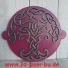 Ton - Keramik Stempel Baum des Lebens - Yggdrasil Stempelplatte