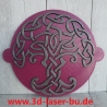 Ton - Keramik Stempel Baum des Lebens - Yggdrasil Stempelplatte