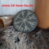 Schiefer Untersetzer Vegvisir - Wikinger - Wikingerkompass