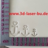 Ton - Keramik Stempel  Set Anker Herz 3er set