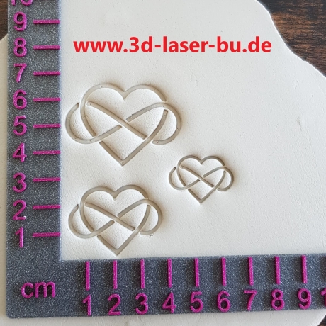 Ton - Keramik Stempel  Set Endless Love 2 (3er Set)