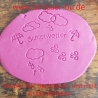 Ton - Keramik Stempel  Set Wetter 10er Set