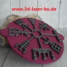 Ton - Keramik Stempel Vegvisir ohne Runenkranz Stempelplatte