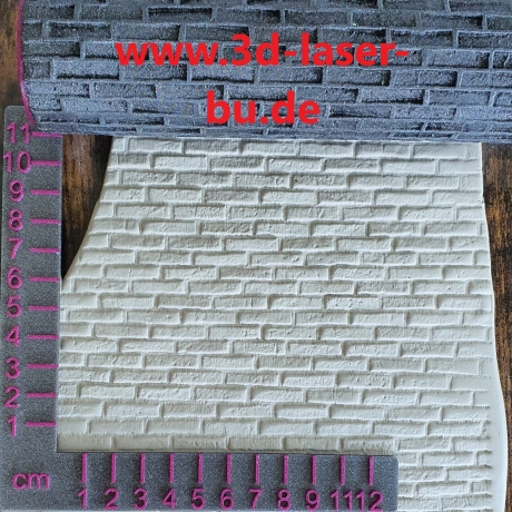 Strukturrolle Ziegelsteine - Mauer - Tonstempel - Motivrolle