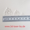 Ton - Keramik Stempel  Set Valknut Wotansknoten 3er Set