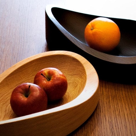 Handgefertigte Obstschale aus Holz  für stilvolle Küche