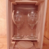Gravierte Weingläser Geschenkbox,Glasgravur,Hochzeit,Geburtstag