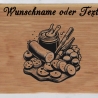 Schneidebrett,Frühstücksbrett,Baumscheibe,Holzgravur,Geburtstag, 